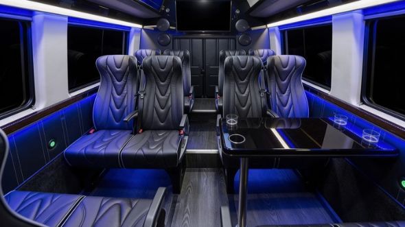 20 passenger sprinter van inside garden grove