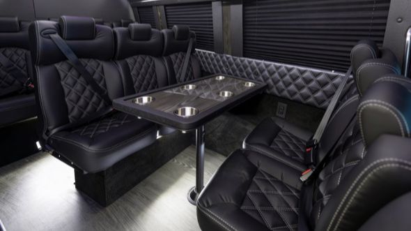 garden grove 10 passenger sprinter van interior