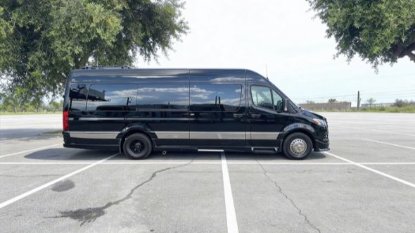 garden grove private event sprinter van rental