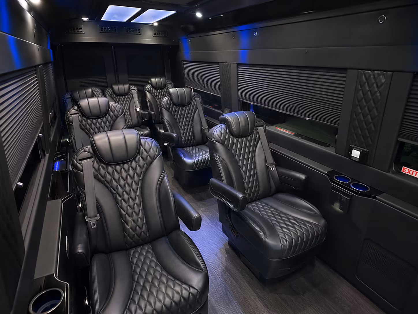 garden grove 10 passenger sprinter van inside