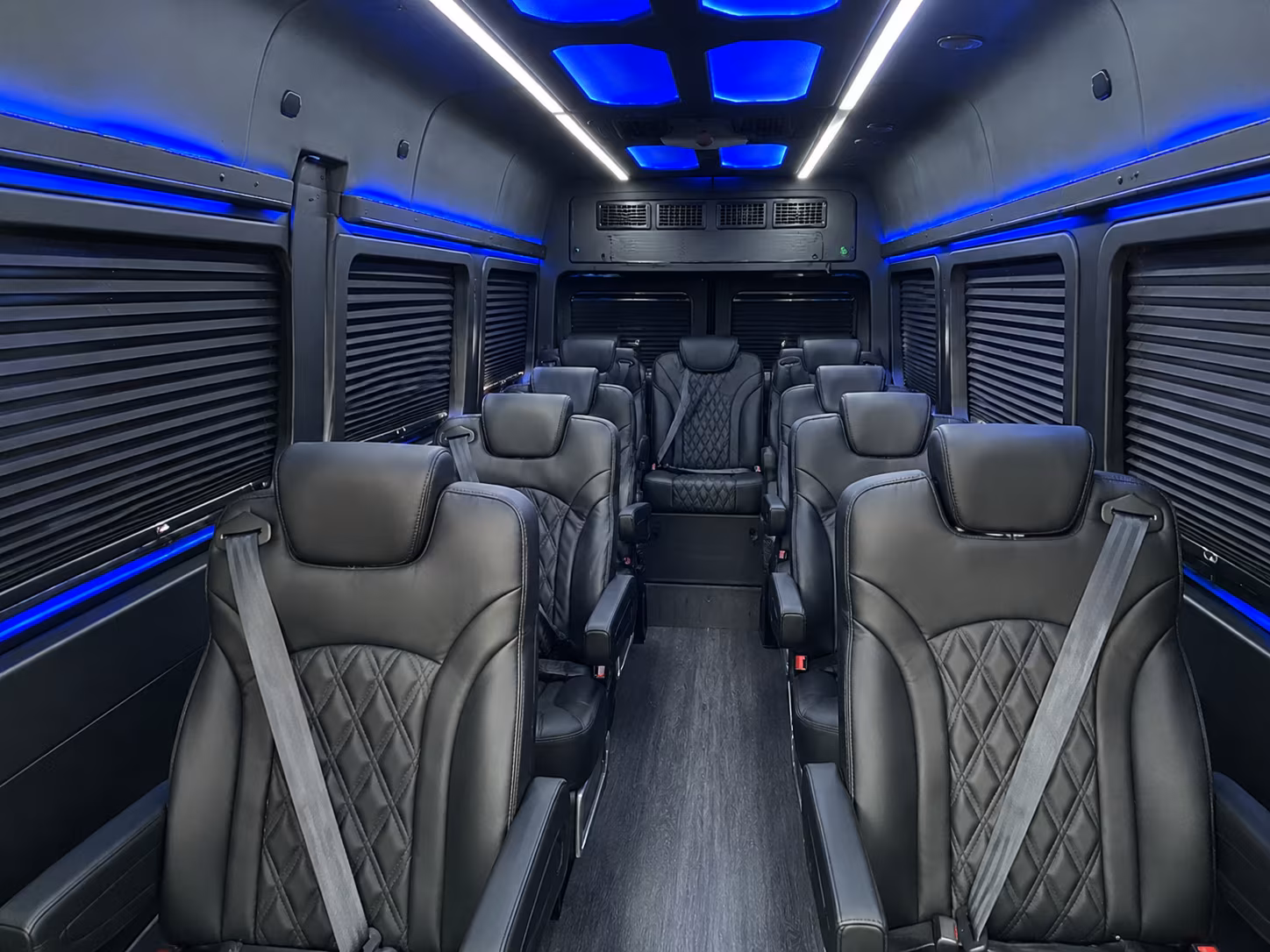 garden grove 10 passenger sprinter van interior