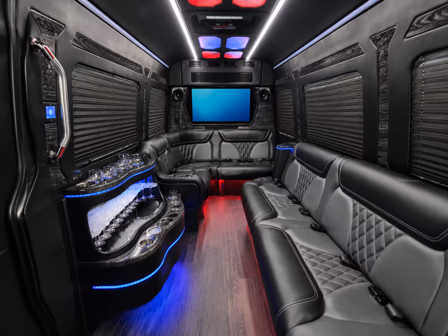 garden grove sprinter limousine inside
