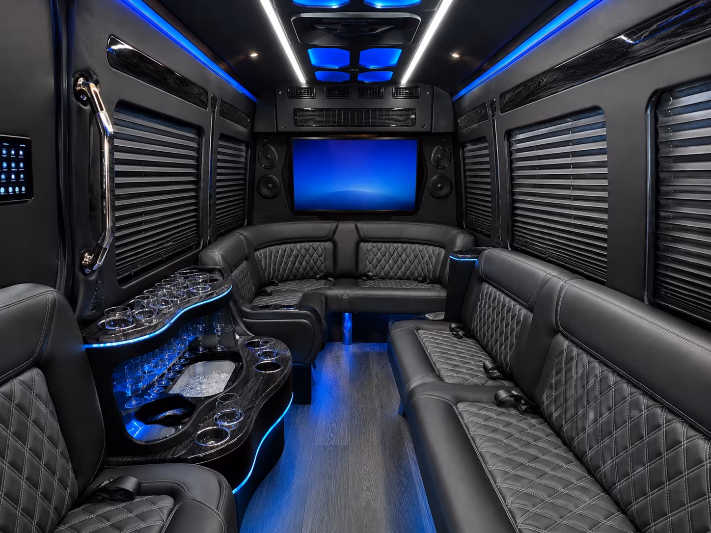garden grove sprinter limousine interior