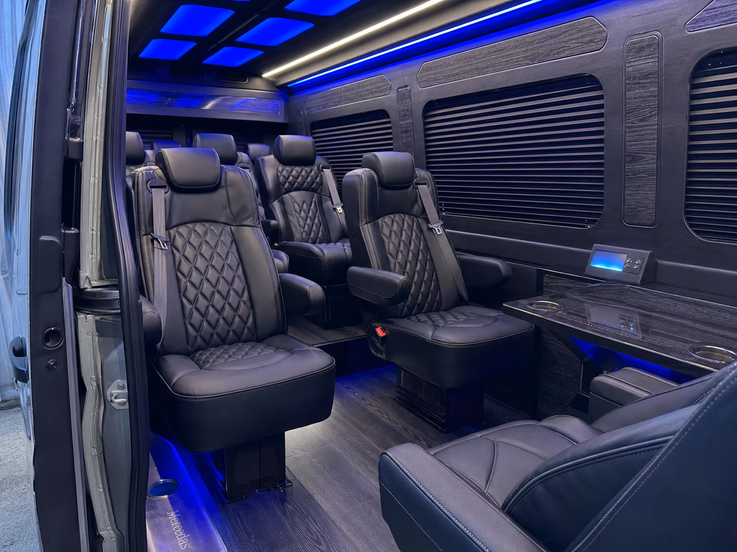 sprinter van transportation for groups and events across garden grove